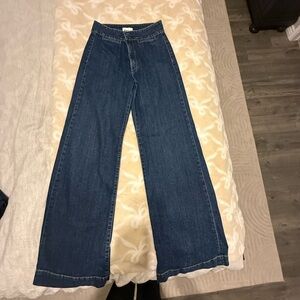 ASKK NY Dark Blue Flare Jeans